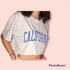 cali cropped t-shirt